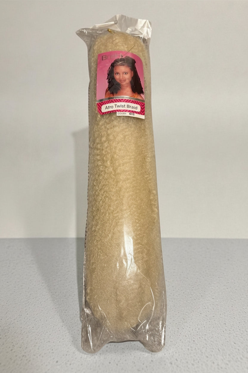 Afro twist braid blonde