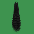 Black hair extension 